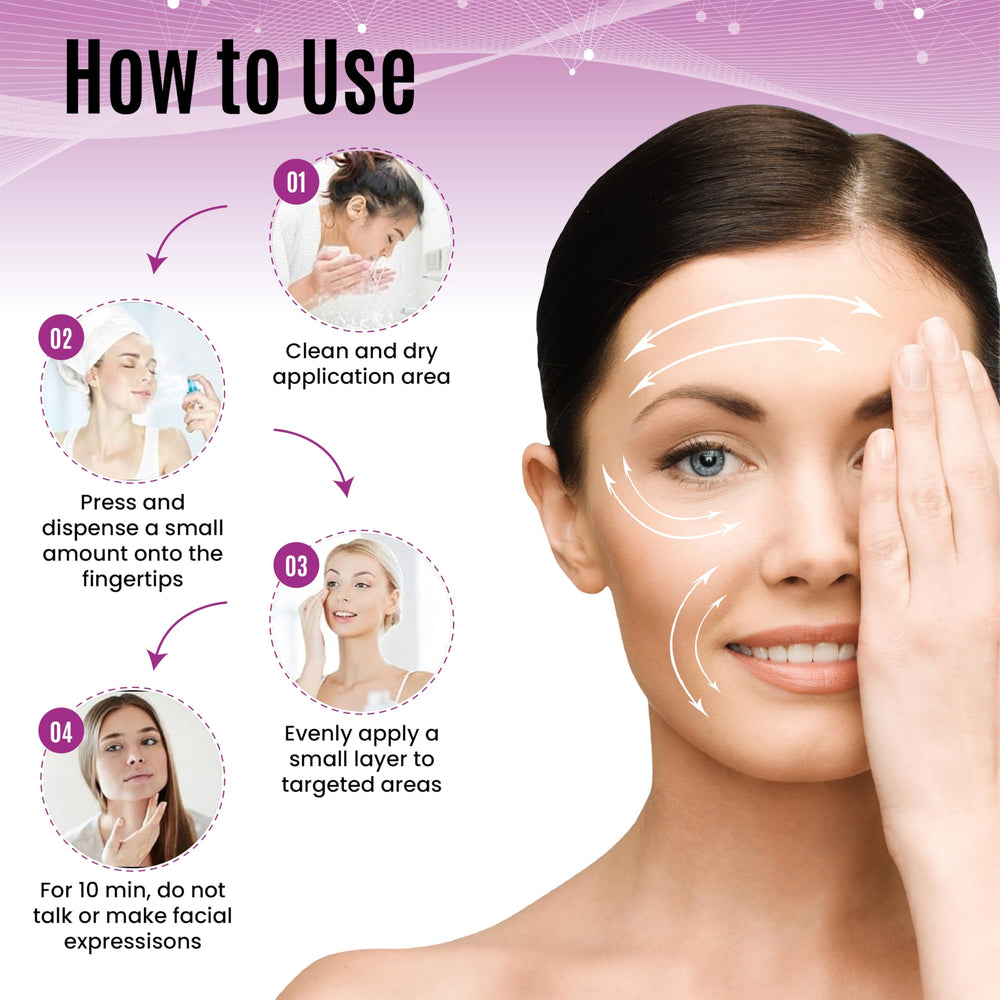 DERMAXGEN serum texture close-up showing smooth, lightweight consistency benefits