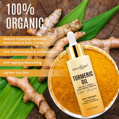 DERMAXGEN oil texture on hand showing nourishing, non-greasy finish