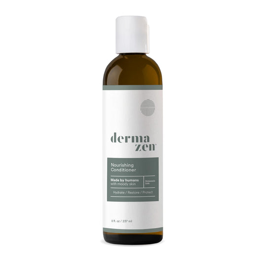 Dermazen conditioner front label showing clean packaging and formula benefits