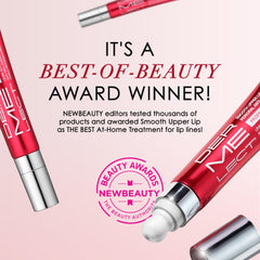 Dermelect tube inside a makeup bag highlighting travel-friendly professional strength