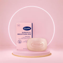 Dermisa bar soap texture close-up highlighting smooth glycerin surface and clarity