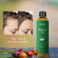 Dersie Batana seeds and tree motif referencing Honduran botanical source