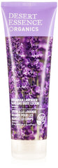 Desert Essence bottle front view showing label and lavender scent benefit