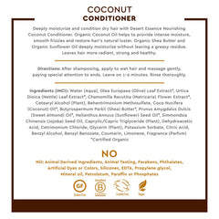 Desert Essence product texture dispensed showing creamy conditioner for easy application