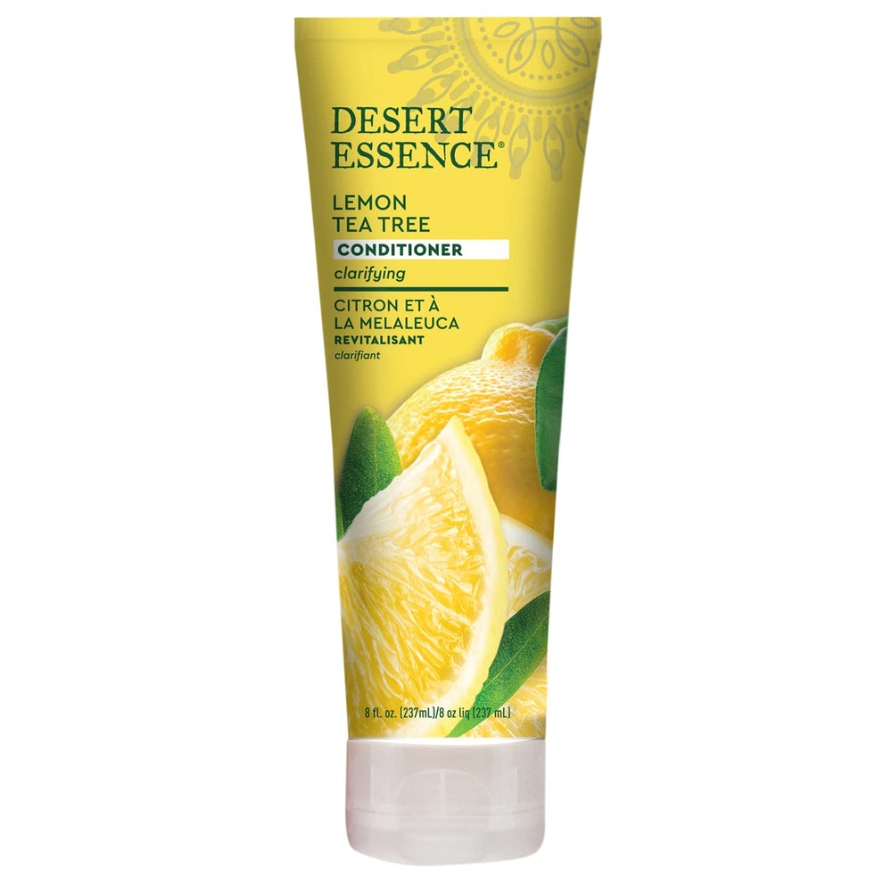 Desert Essence front bottle showing label and 8 oz size for clear identification and benefit