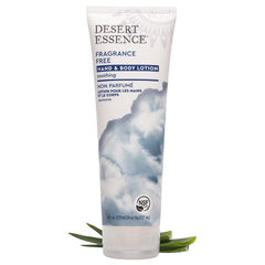 Desert Essence pump and label detail highlighting easy dispensing
