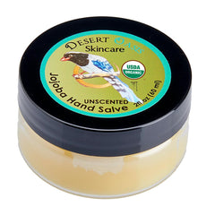 Desert Oasis Skincare front jar showing clean organic packaging and size benefit