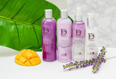 Design Essentials creamy lather texture demonstrating gentle cleansing
