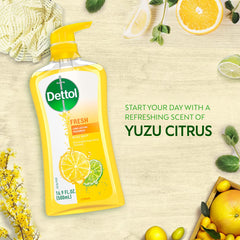 Dettol bottle alongside other skincare items showing routine compatibility