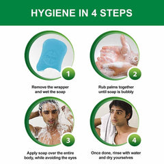 Dettol label close-up showing product claims and trusted protection benefit