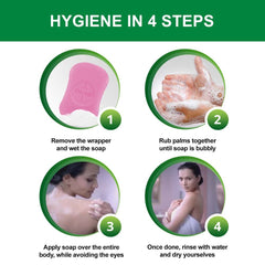 Dettol skincare label close-up showing ingredient list for transparency