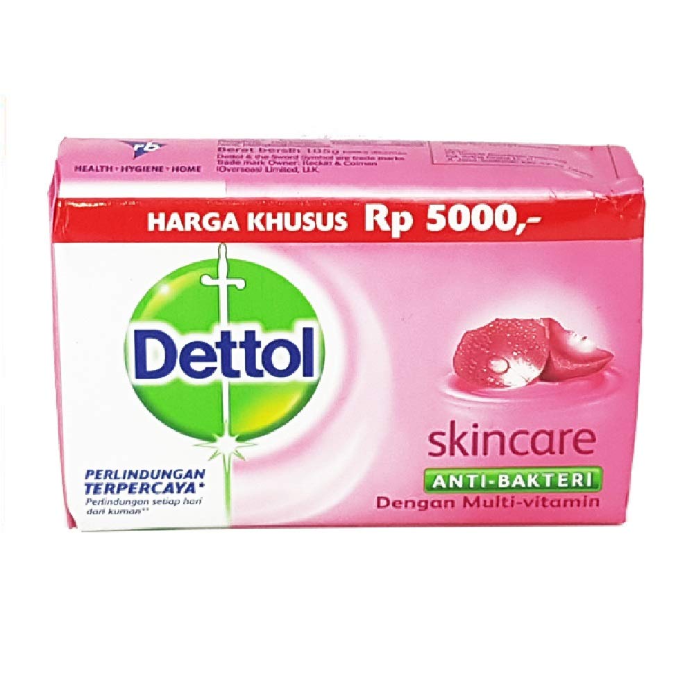 Dettol Skincare front packaging showing moisturizers and gentle protection