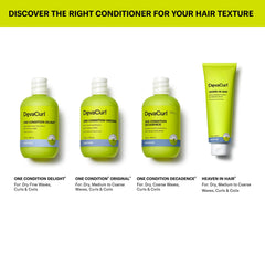 DevaCurl 3 fl oz tube next to common items showing travel-friendly size