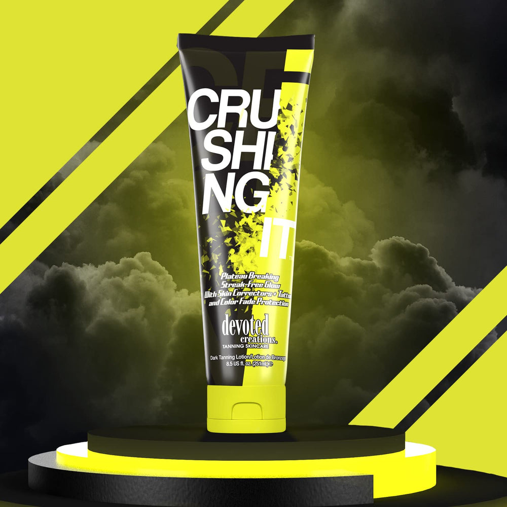 Devoted Creations product applied on arm demonstrating instant bronzing