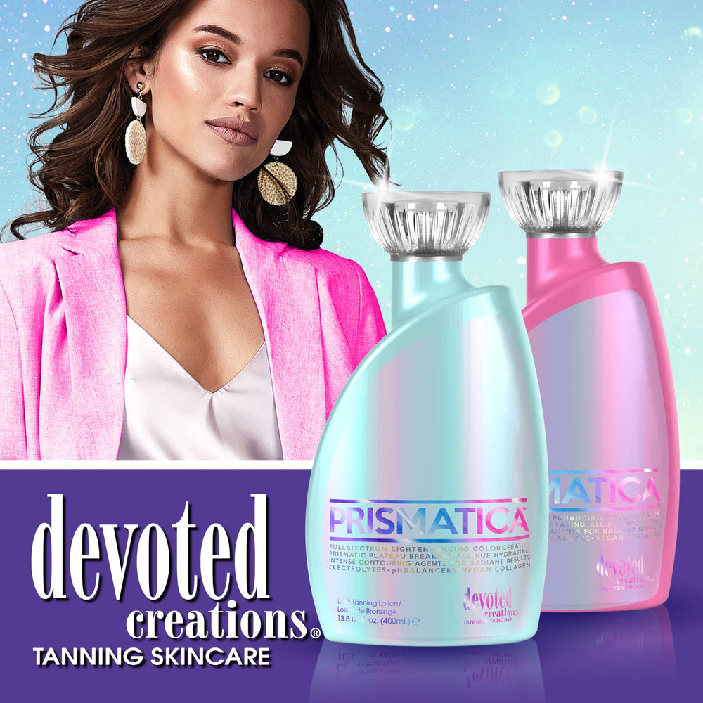 Devoted Creations in-salon application showing professional use for deeper tan