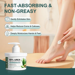Devyonder ingredients label close-up highlighting urea and salicylic acid