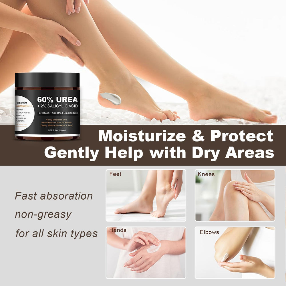 Devyonder label ingredients detail showing urea and salicylic acid benefits