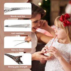 Dgeclr rat-tail comb parting hair for precise sections and cleaner color work