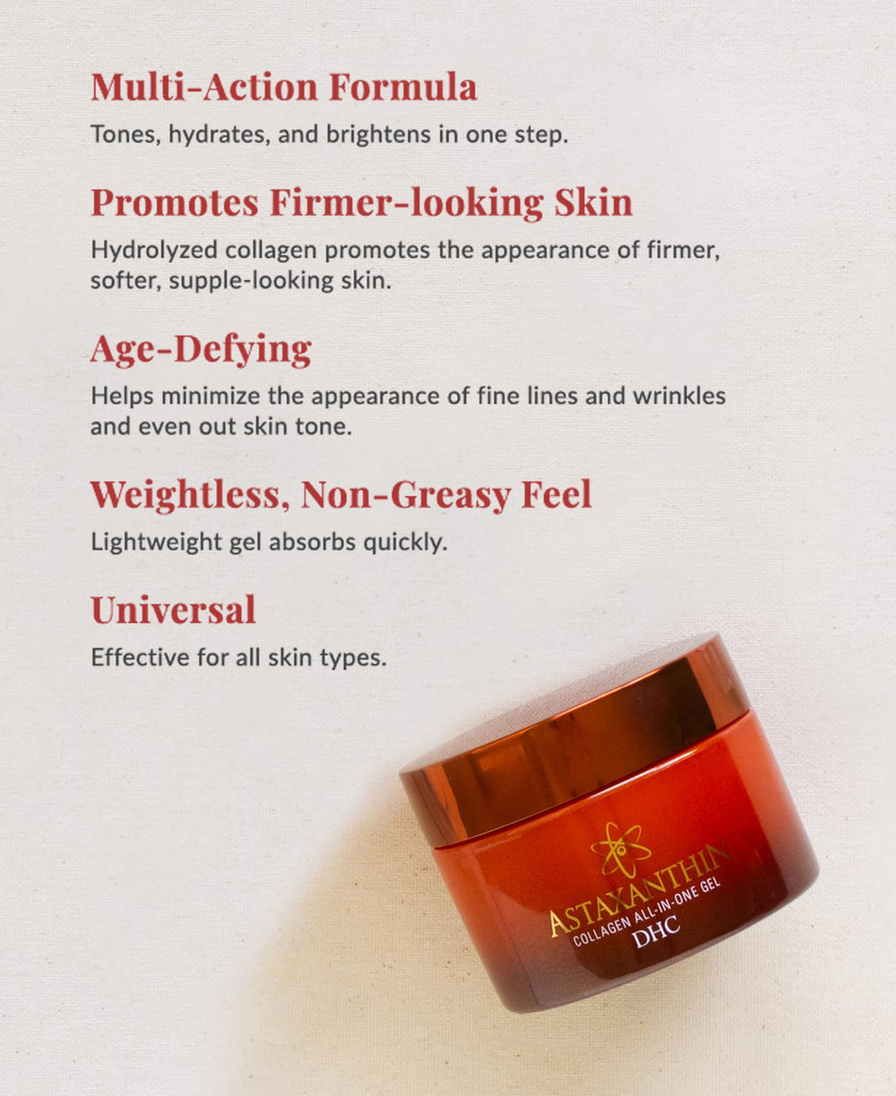 DHC astaxanthin gel open cap revealing lightweight gel benefit