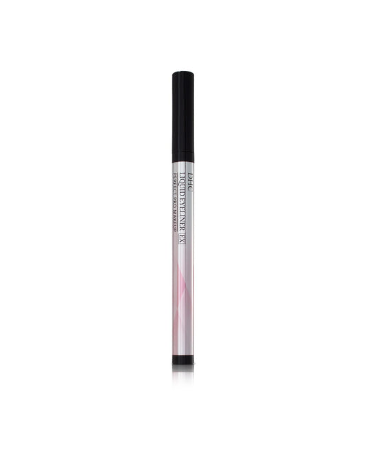 DHC liquid eyeliner EX front view showing sleek pen and bold black finish
