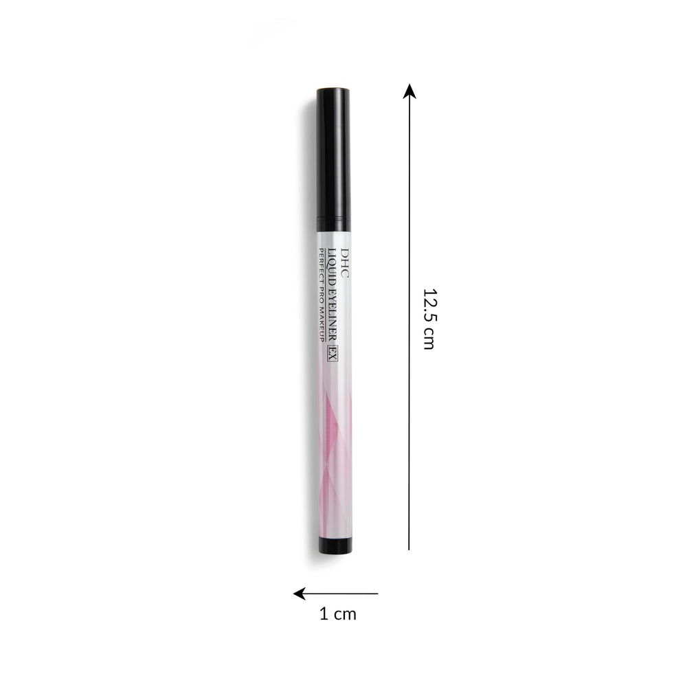 DHC liquid eyeliner EX tightline application between lashes for subtle depth