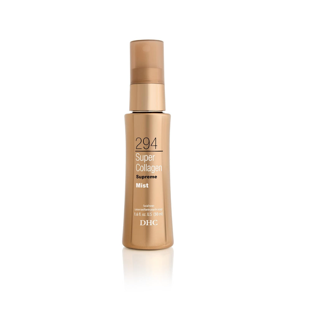 DHC mist front bottle showing compact travel size and instant hydration benefit