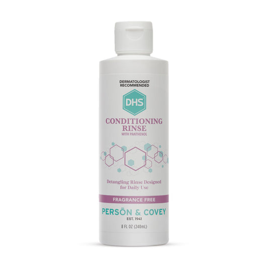 DHS conditioning rinse front bottle showing clean packaging and size benefit