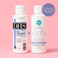 DHS SAL label close-up highlighting 3% salicylic acid ingredient
