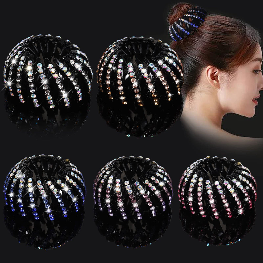 DI QIU REN front view of five clips showing color variety and appeal