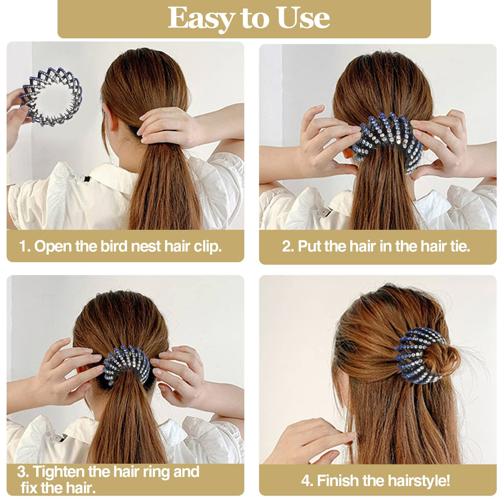 DI QIU REN used to secure a high ponytail for quick styling