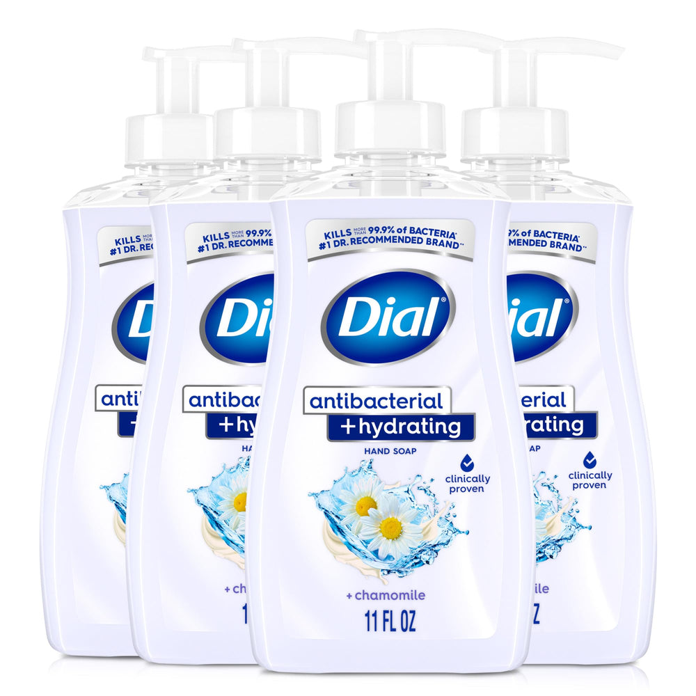 Dial front packaging showing chamomile scent and moisturizing benefit