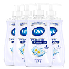 Dial front packaging showing chamomile scent and moisturizing benefit