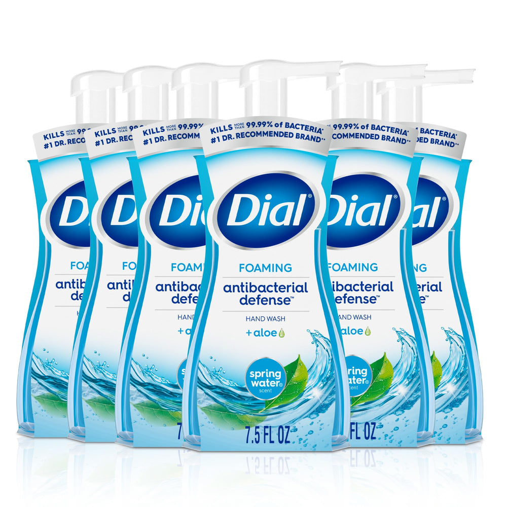 Dial front packaging showing spring water scent and clear benefits