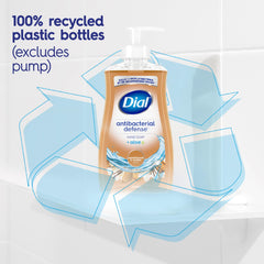 Dial bottle styled on bathroom counter, pleasant scent enhances space