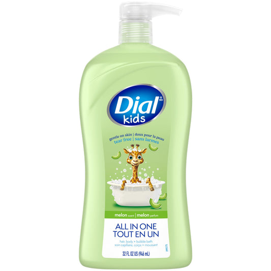 Dial front packaging melon 32oz shows clear label and kid-friendly design