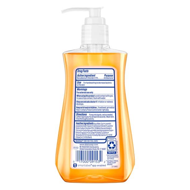 Dial label close-up showing ingredient and benefit information for confident use