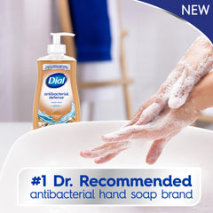 Dial creamy lather texture on hand, moisturizing clean without residue