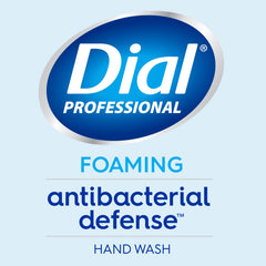 Dial foam texture close-up demonstrating suds and gentle moisturizing