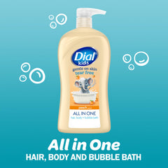 Dial pump and label detail highlighting hypoallergenic, no-tears benefits