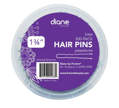 Diane pins next to hand and ruler showing 1-3/4 inch size and scale benefit