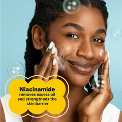 Dickinson's witch hazel and tea tree visual highlighting calming ingredients