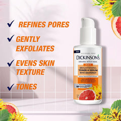 Dickinson's label close-up highlighting ingredients and clean, natural formulation benefit