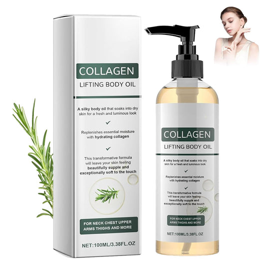 DICTAMNI front packaging showing collagen body oil for easy identification and benefit