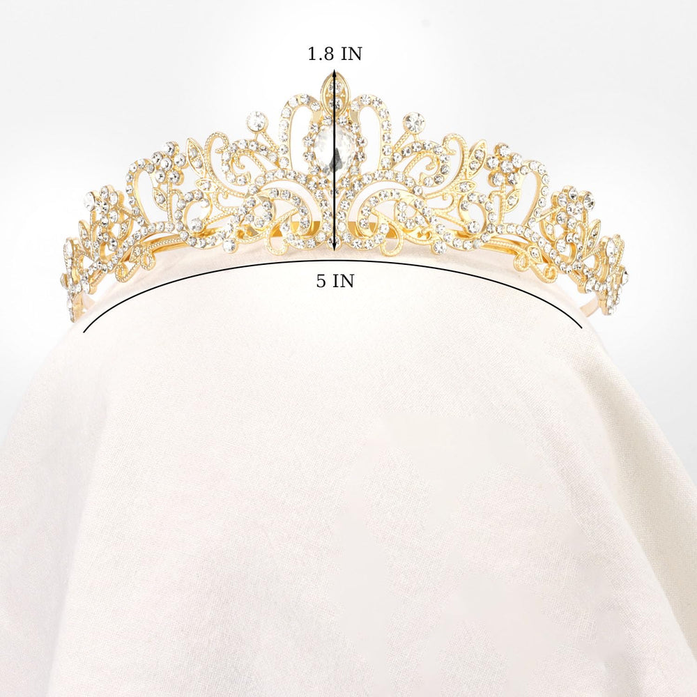 Didder tiara in bridal setting enhancing wedding-day photos