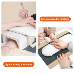 Diesisa folded and unfolded comparison showing compact storage benefit