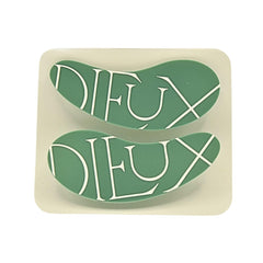 Dieux front view showing reusable silicone patches for sustained hydration