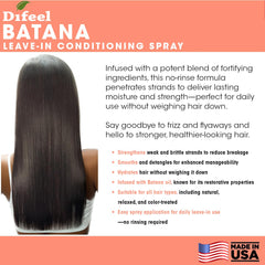 Difeel before and after smoothing hair to show improved manageability benefit