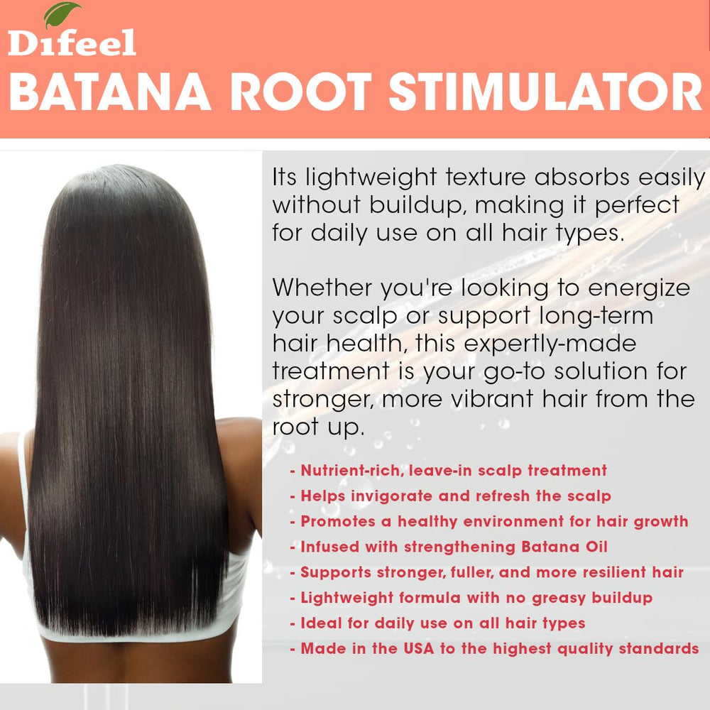 Difeel before and after hair lengths showing improved shine