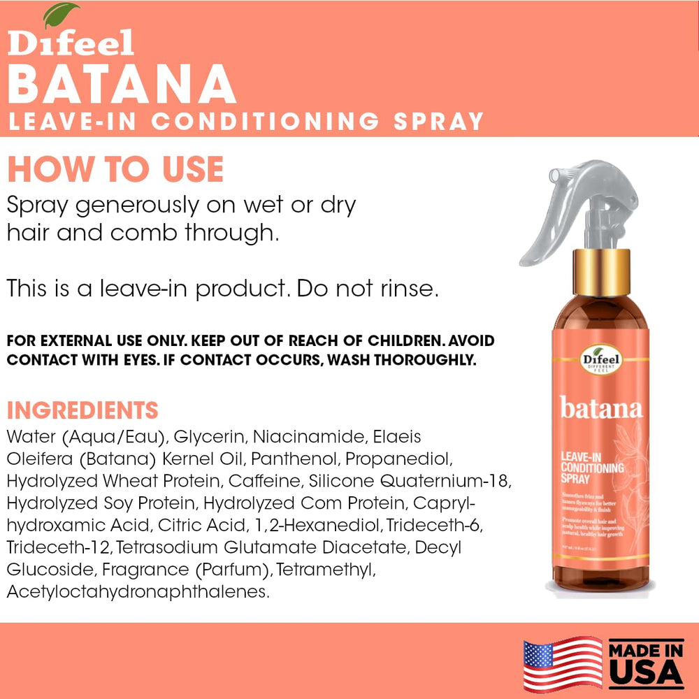 Difeel size comparison with common items highlighting the handy 8 oz bottle