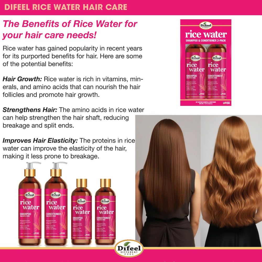 Difeel before and after scale image showing visible reduction in breakage and shedding